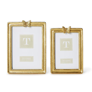 Golden Butterfly Photo Frame, Set of 2