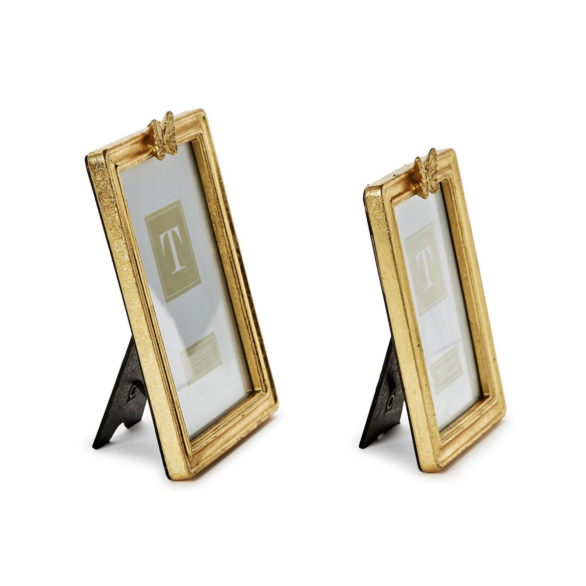 Golden Butterfly Photo Frame, Set of 2