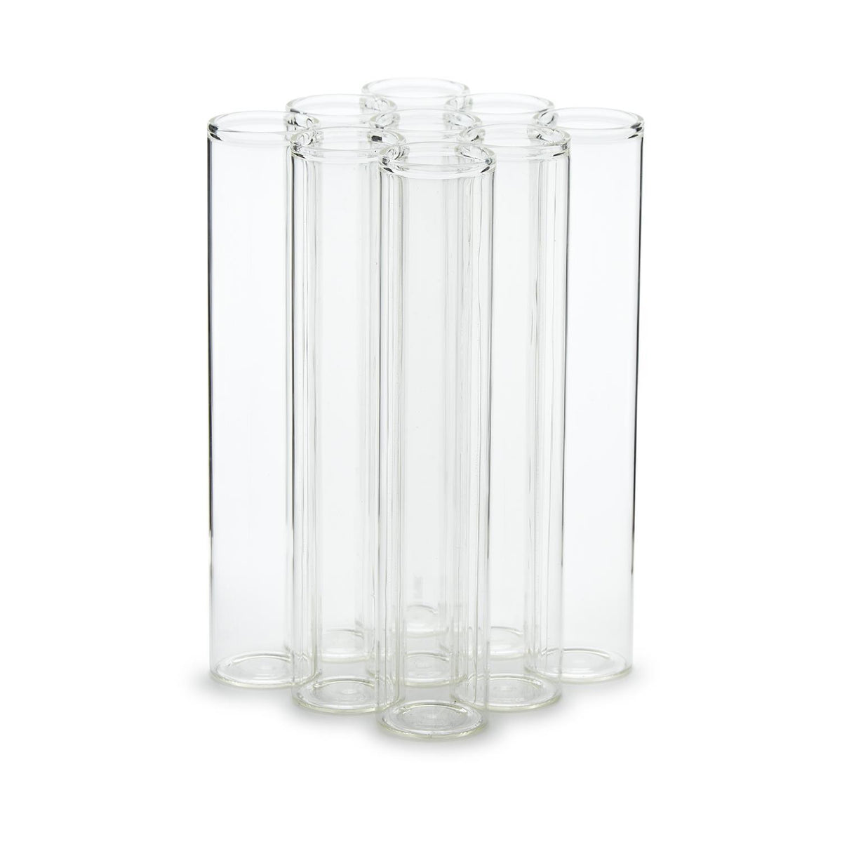 Connected Tube Flower Vase & Arranger in Gift Box, Set of 9