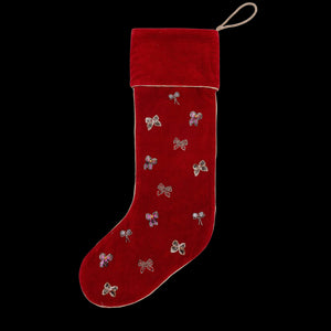 Bow Stocking in Red