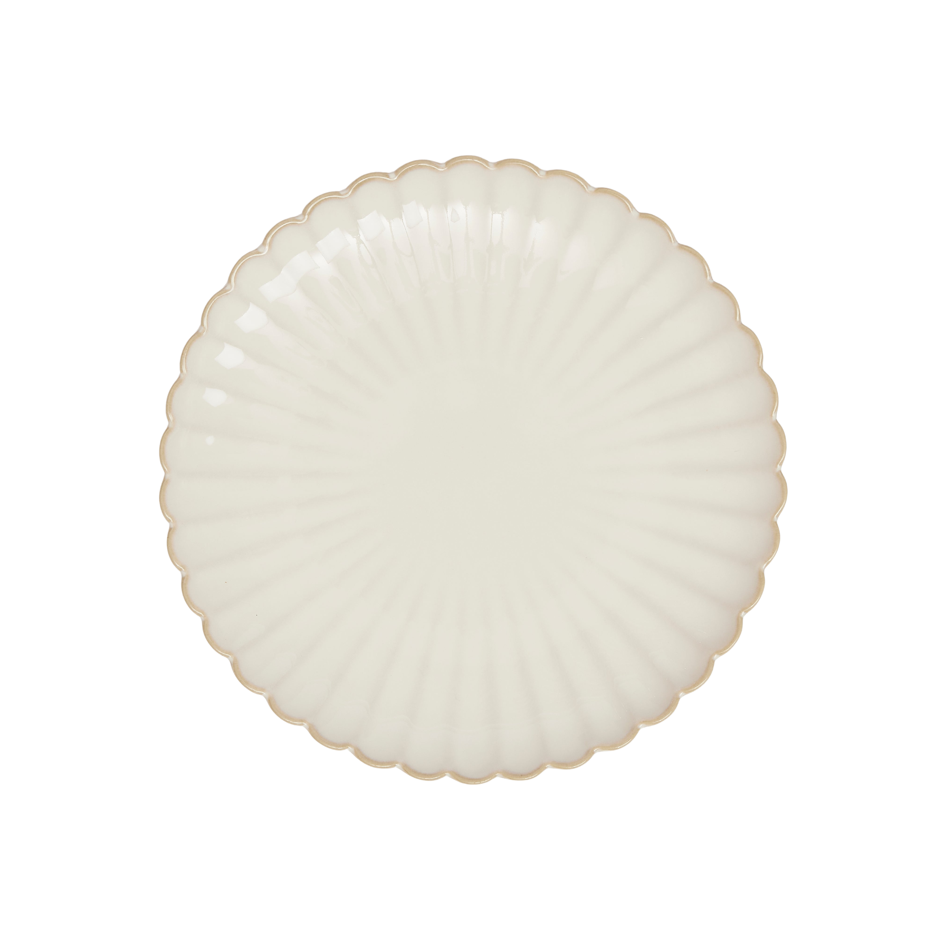 Scallop Starter Plate, Set of 4