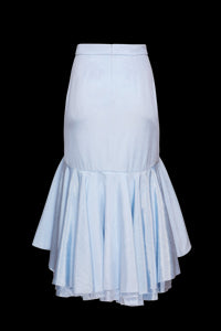 OTM Exclusive: Diana Skirt in Blue Moire