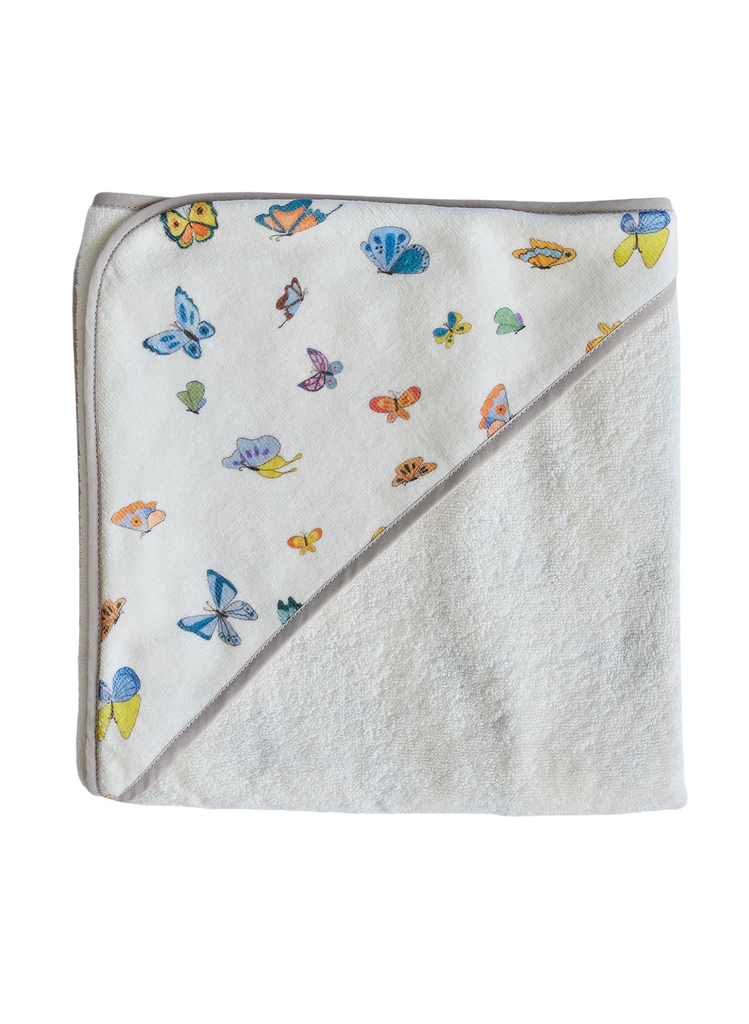 Madame Butterfly Hooded Bath Towel