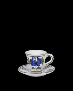 Blossom Espresso Cup and Sauce in Blue