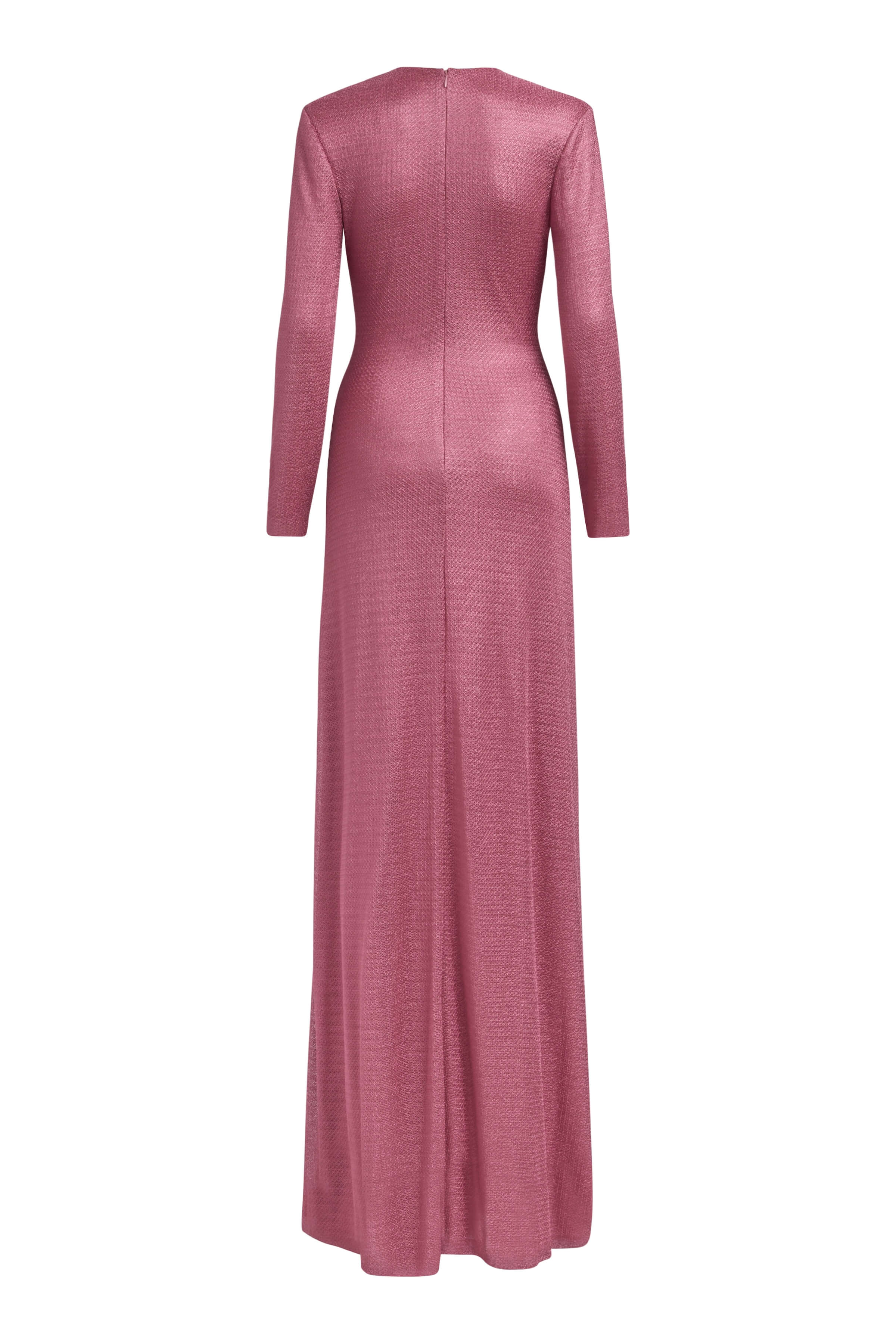 Aurora Metallic Knit Gown