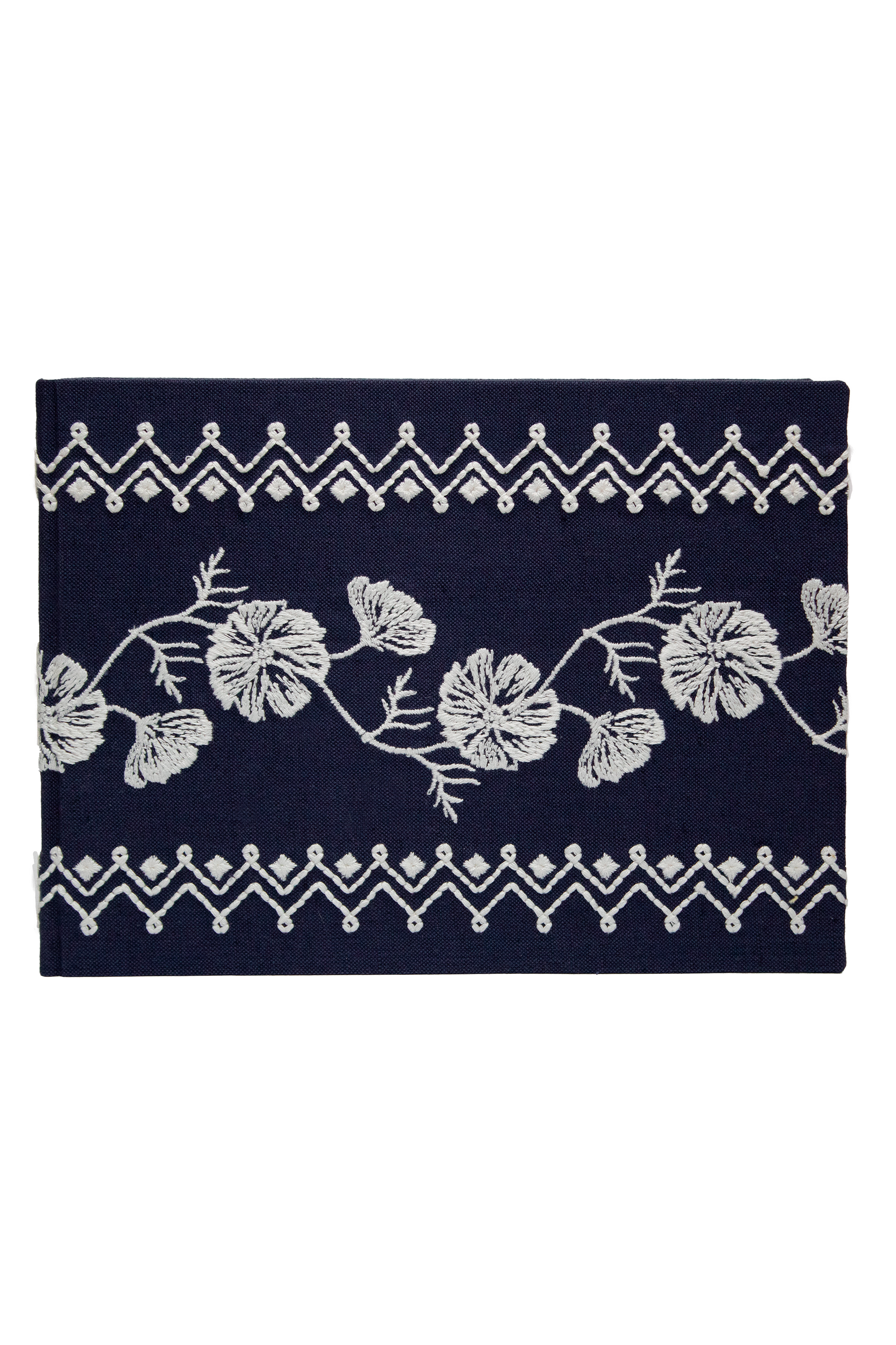 Cosmo Guest Book in Navy Stripe