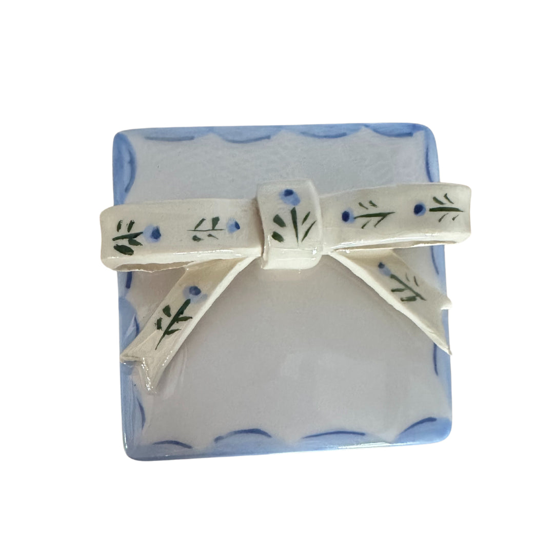 Small Trinket Box - Bow - Premium  from Tricia Lowenfield Design 