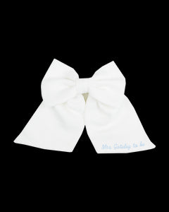 Personalized Marie Linen Bow