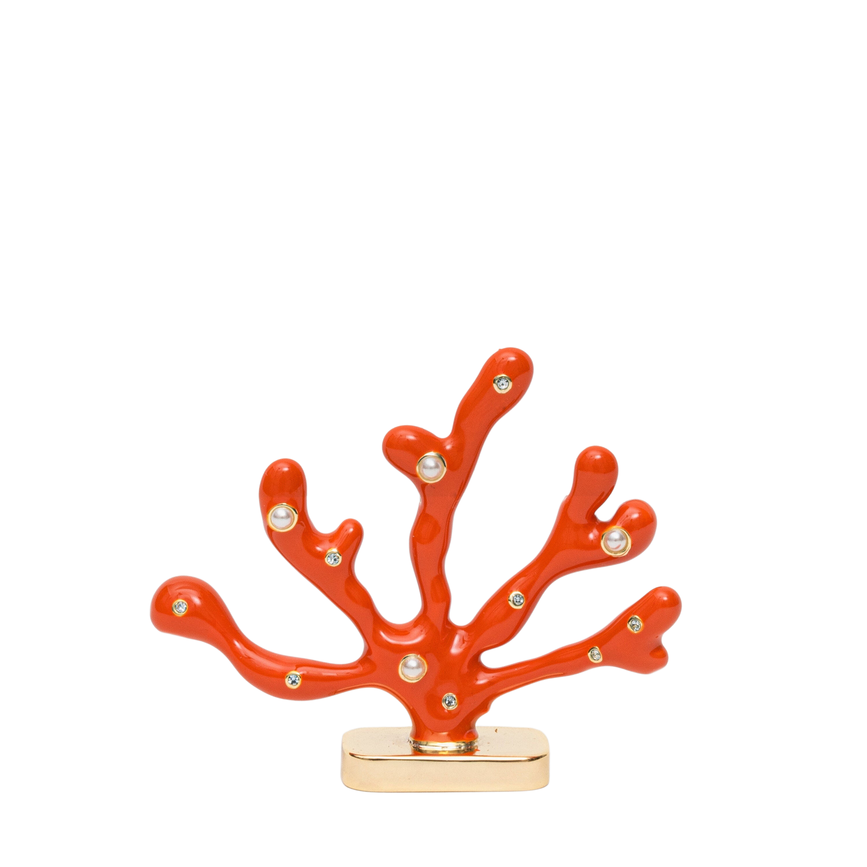 Coral Placecard Holders in Coral, Set of Two