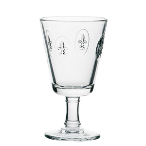 Fleur de Lys Wine Glass, Set of 6