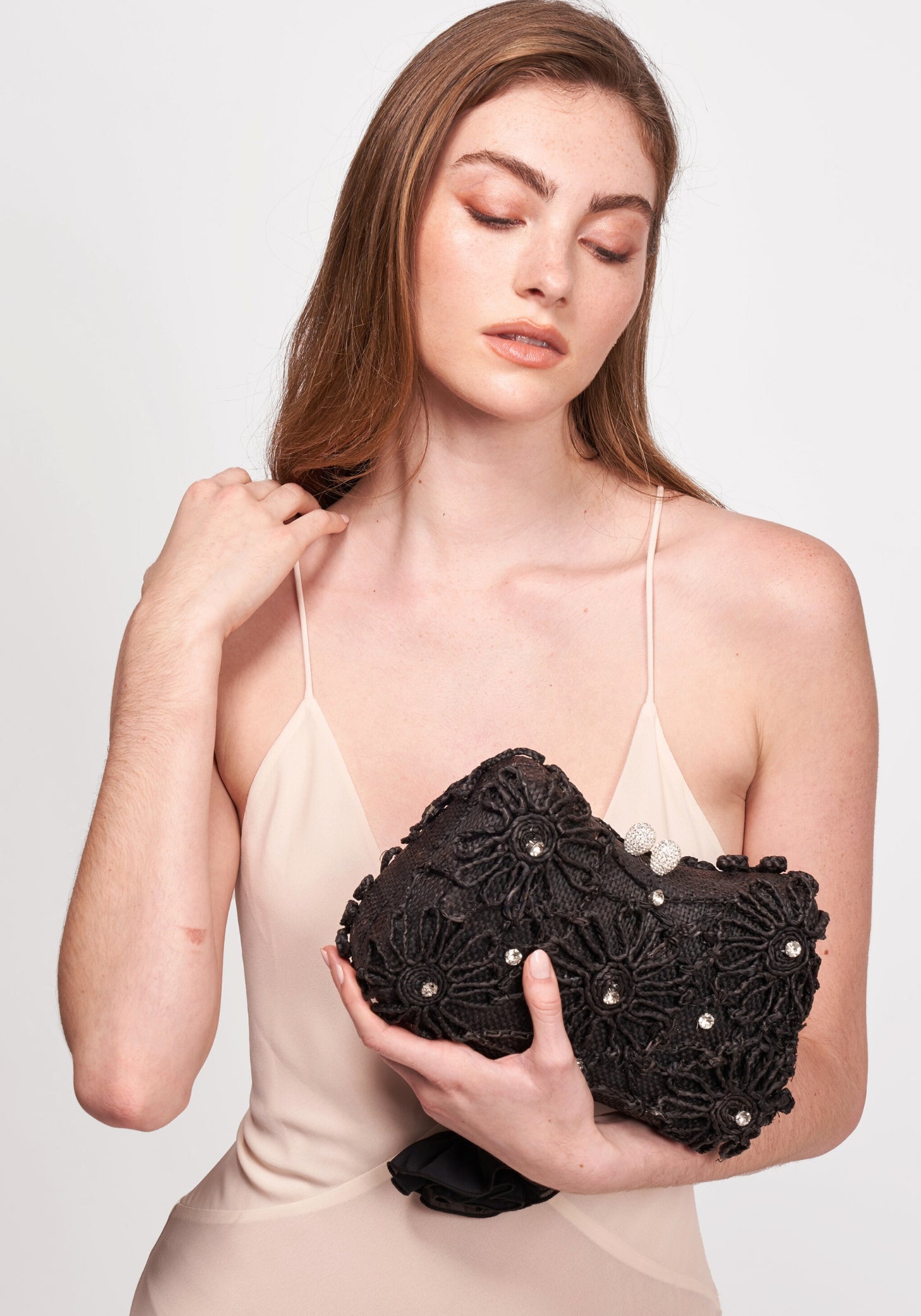 Gustavia in Black Raffia