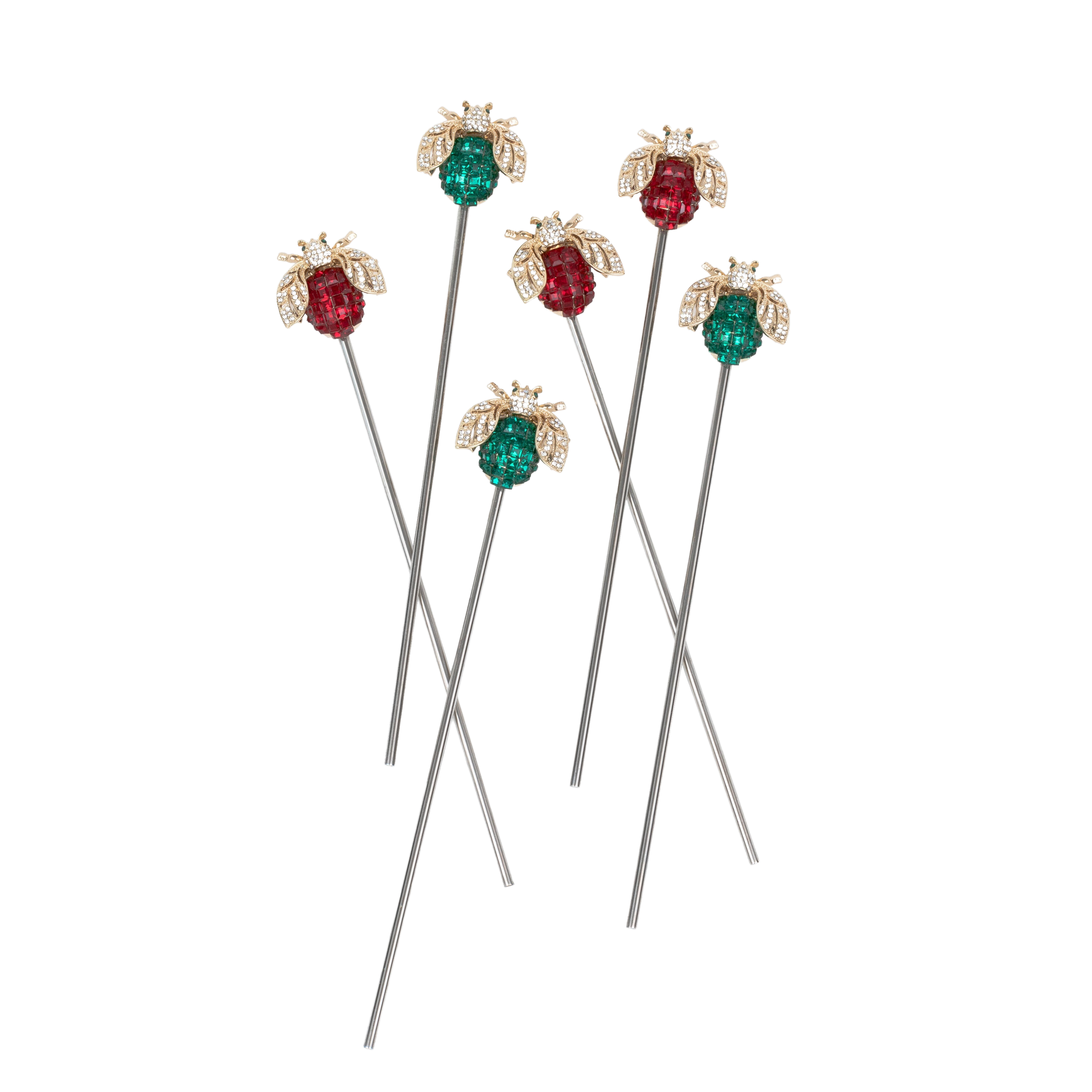 Sparkle Bee Swizzle Sticks