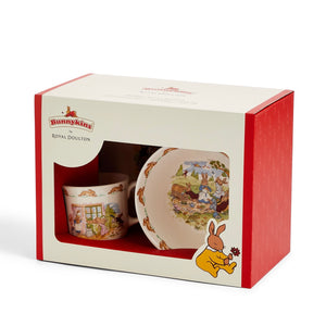 Bunnykins Childrens Bowl, Plate & Mug, 3-Piece Set