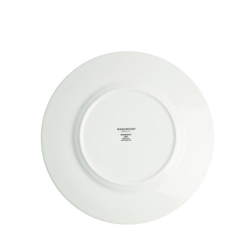 Renaissance Grey Accent Salad Plate, 9" Scroll