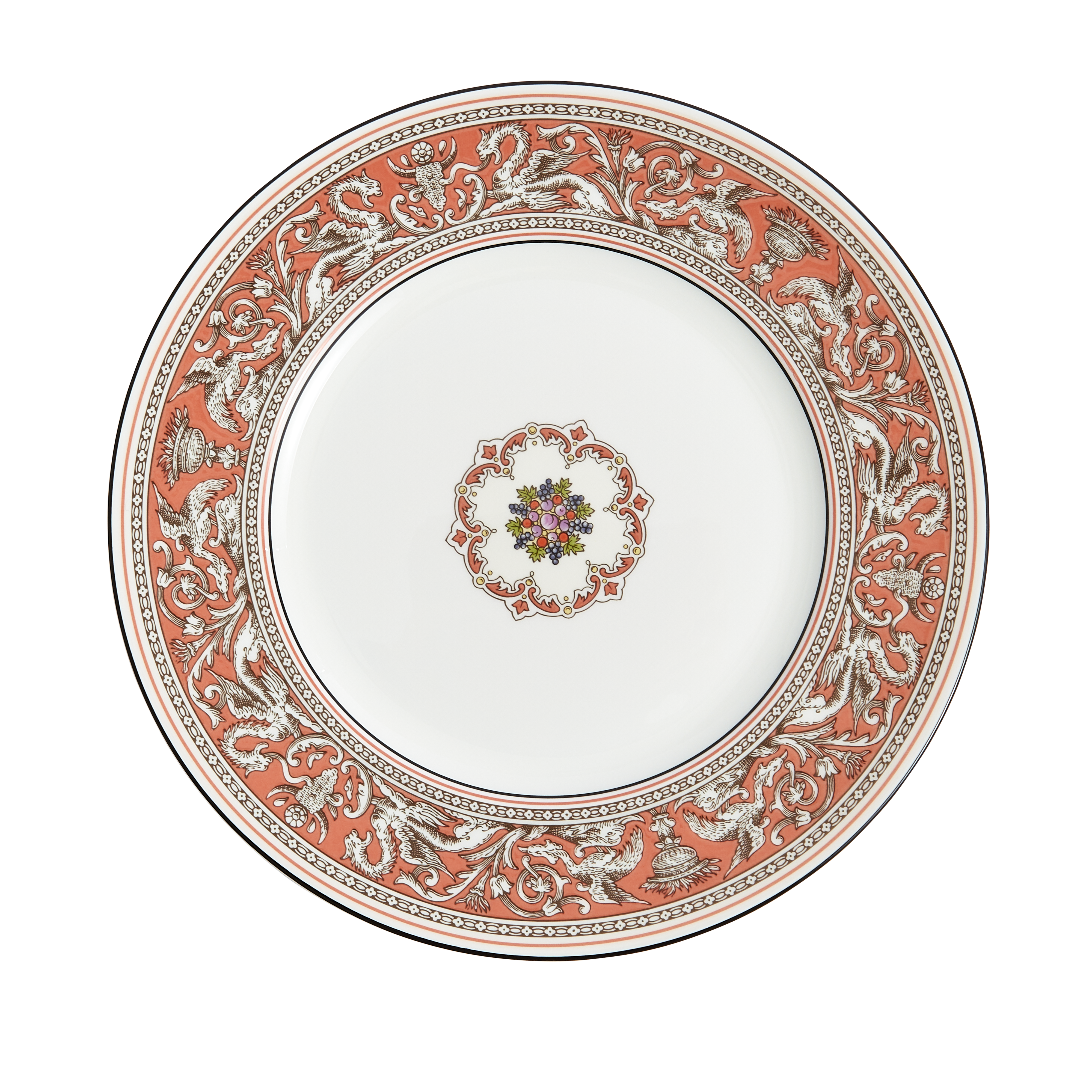 Florentine Salmon Plate 10.7"