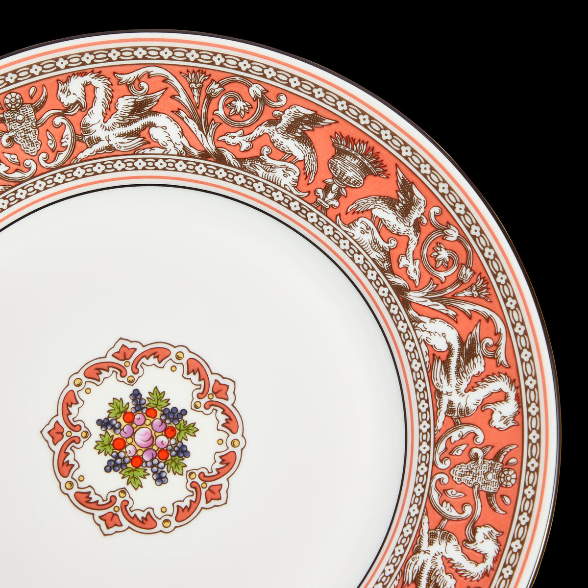 Florentine Salmon Plate 8.1"