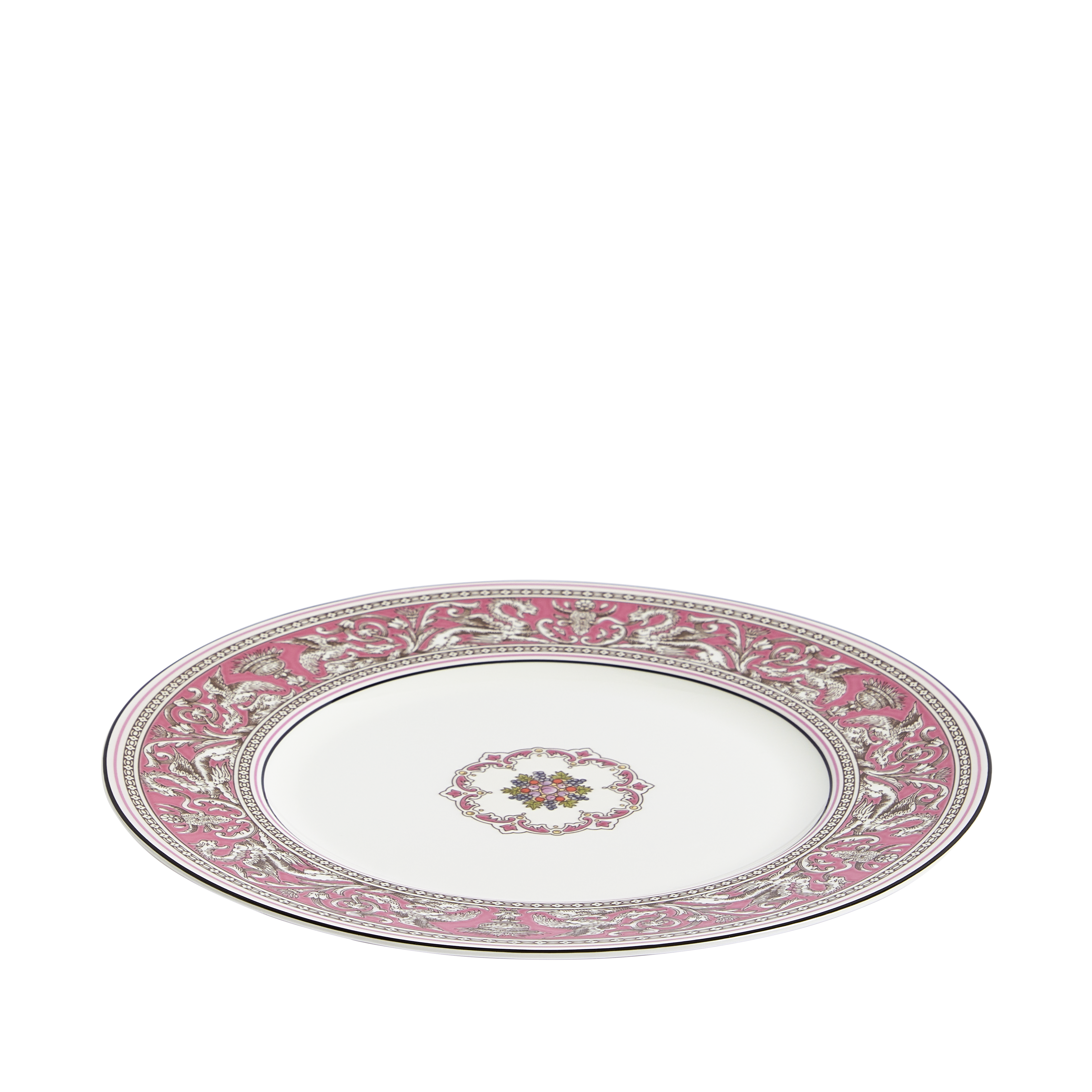 Florentine Fuchsia Plate 10.7"