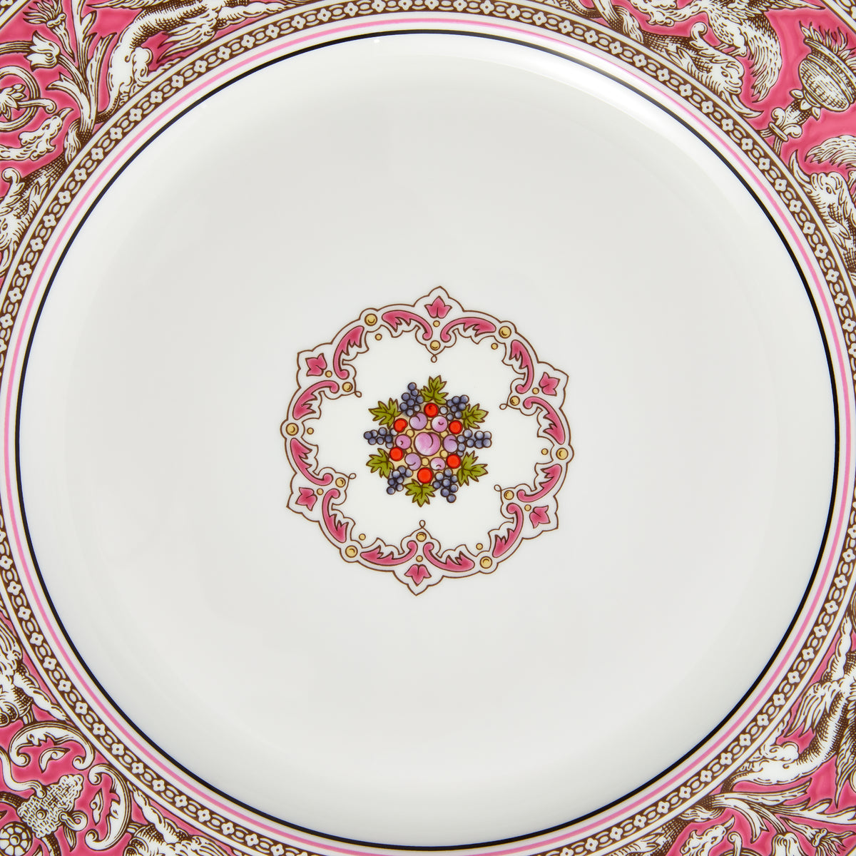 Florentine Fuchsia Plate 10.7"