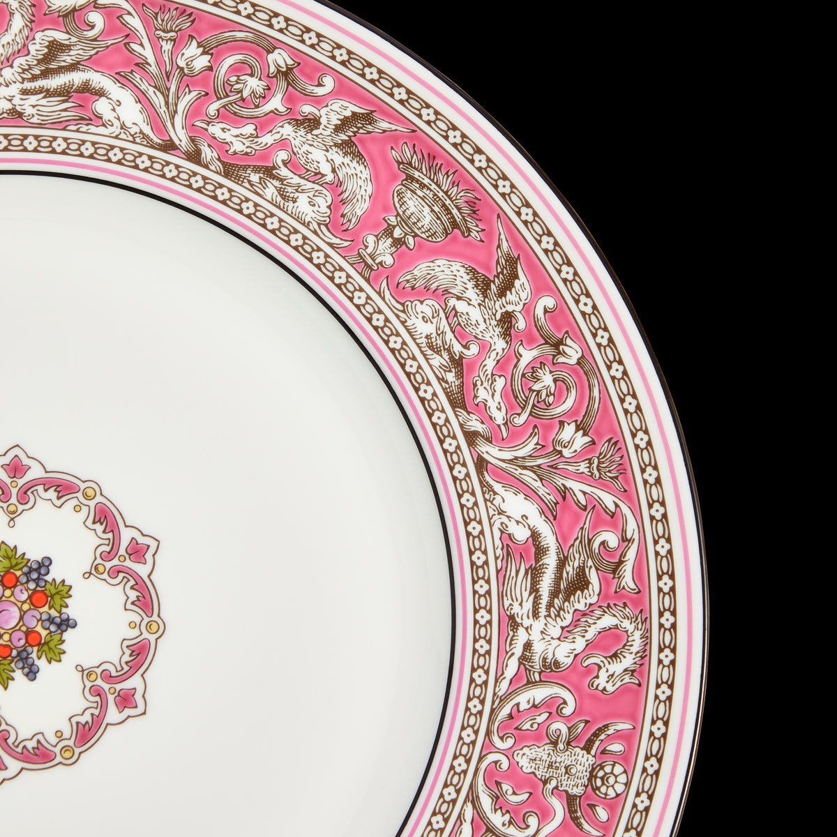 Florentine Fuchsia Plate 10.7"