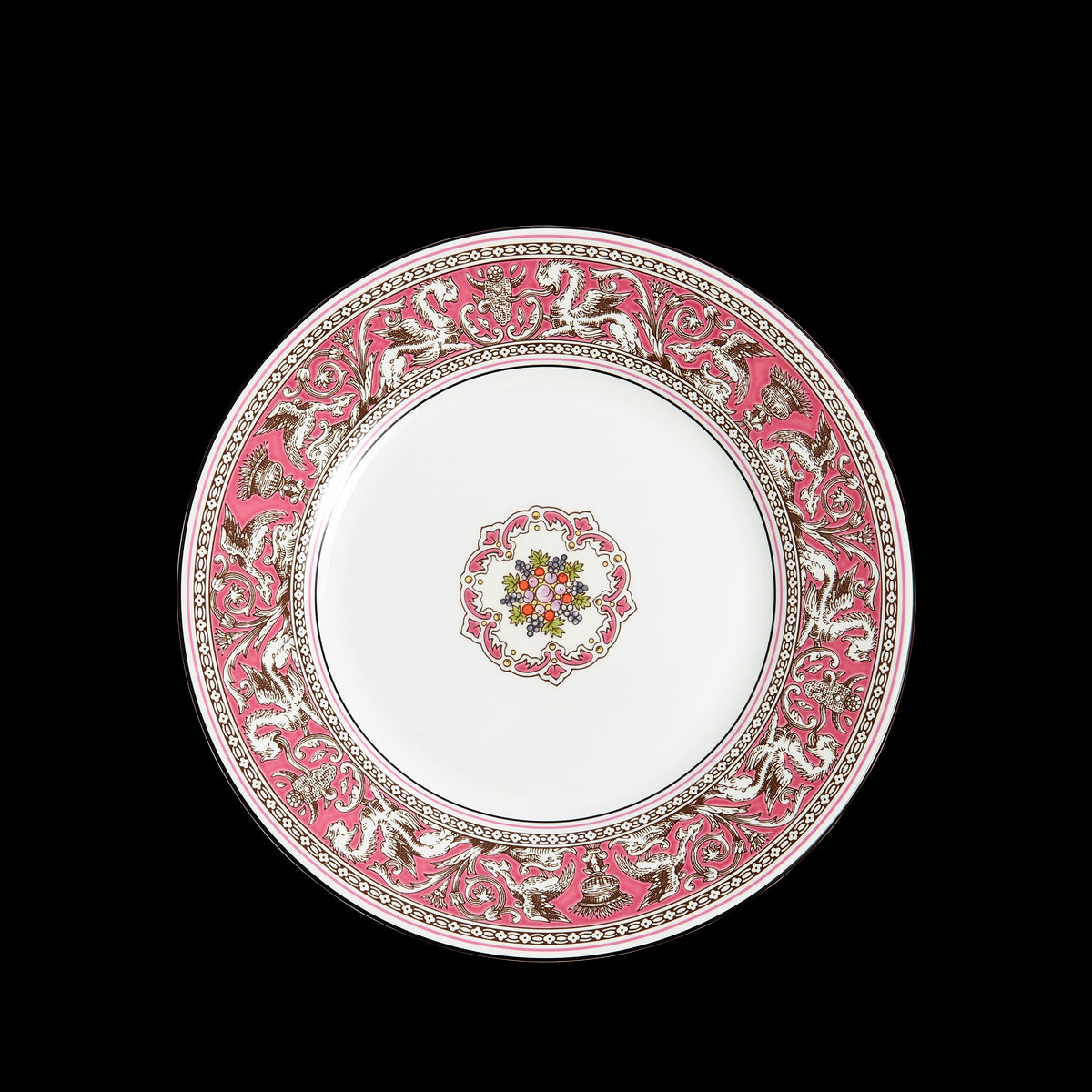 Florentine Fuchsia Plate 8.1"