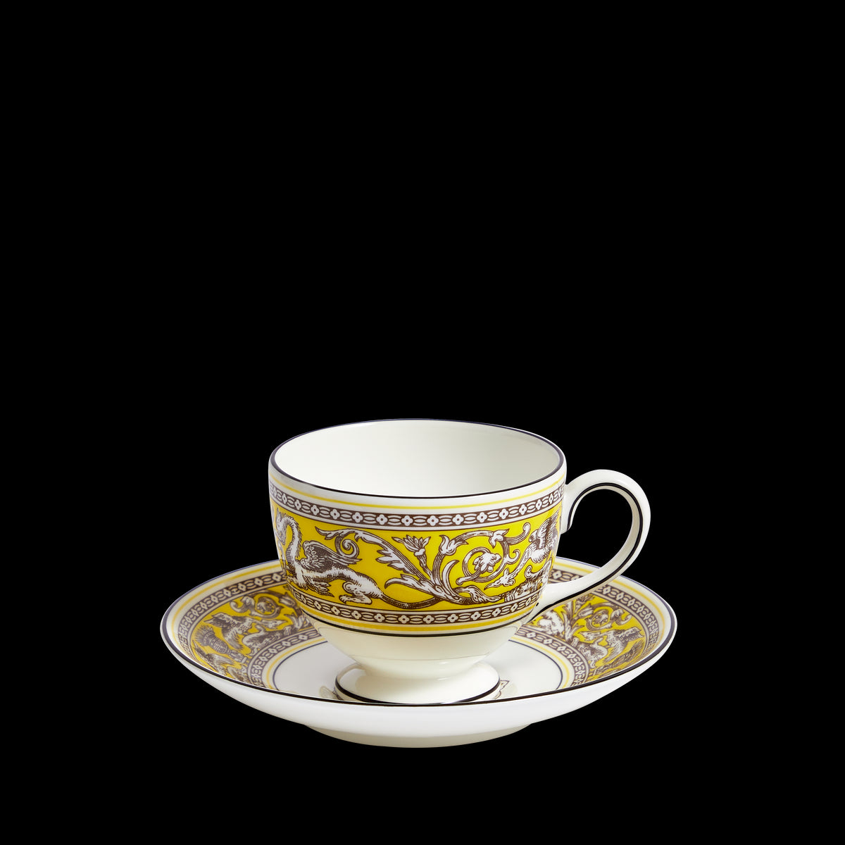 Florentine Citron Teacup Saucer