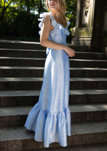 The Camille Dress in Powder Blue