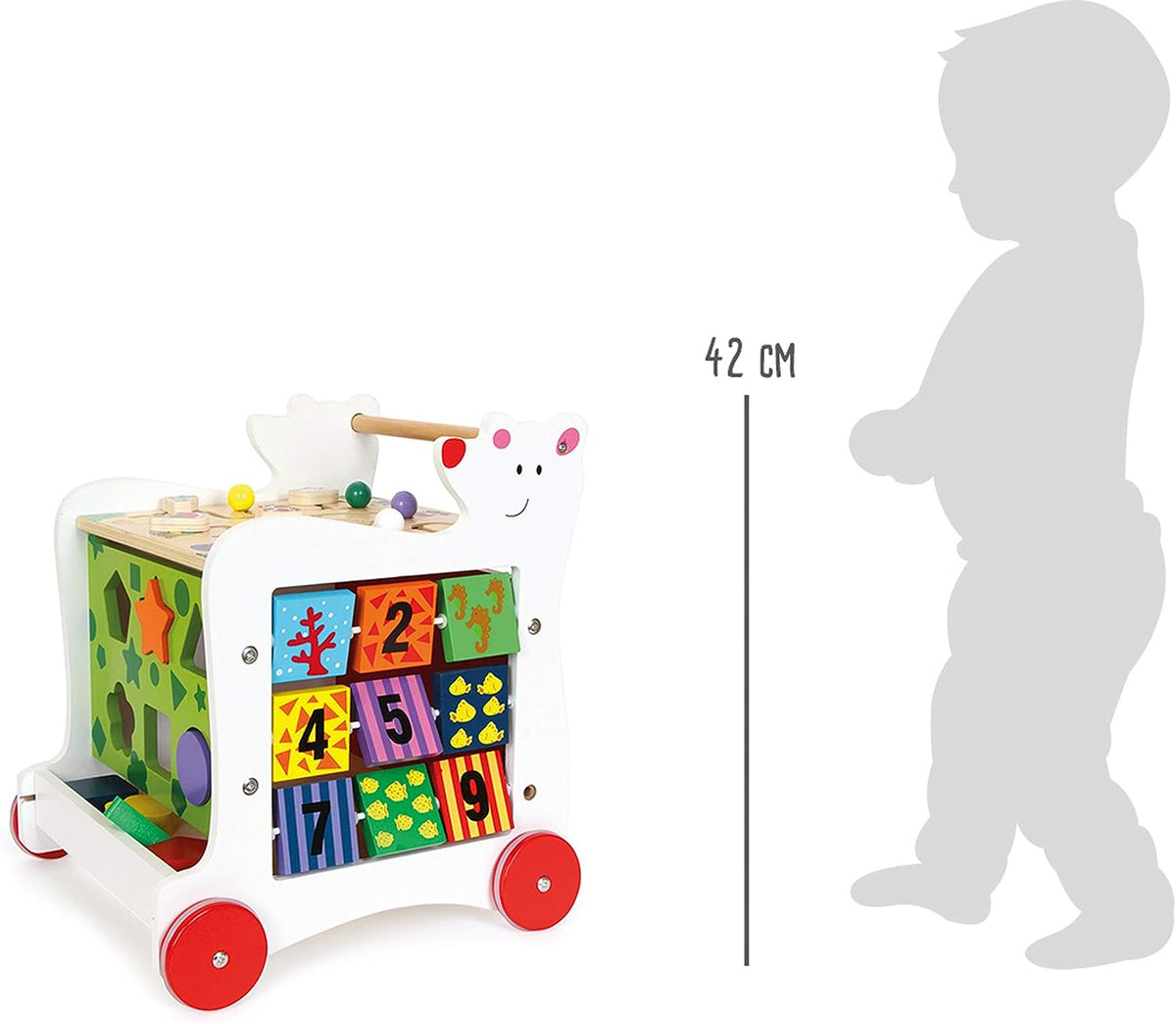 Bear Theme 5-in-1 Baby Walker