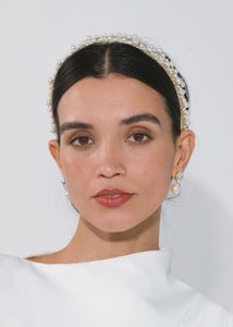 Perlita Headband in Pearl