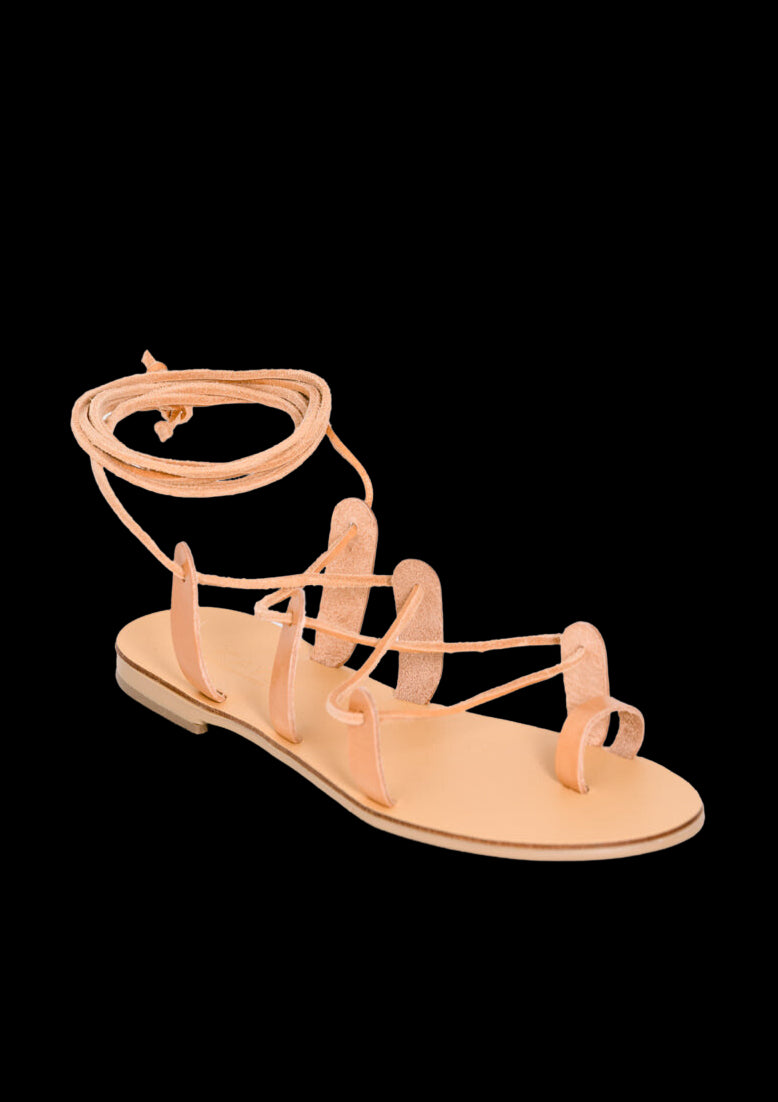 Athena Vegetable Tanned Leather Sandal