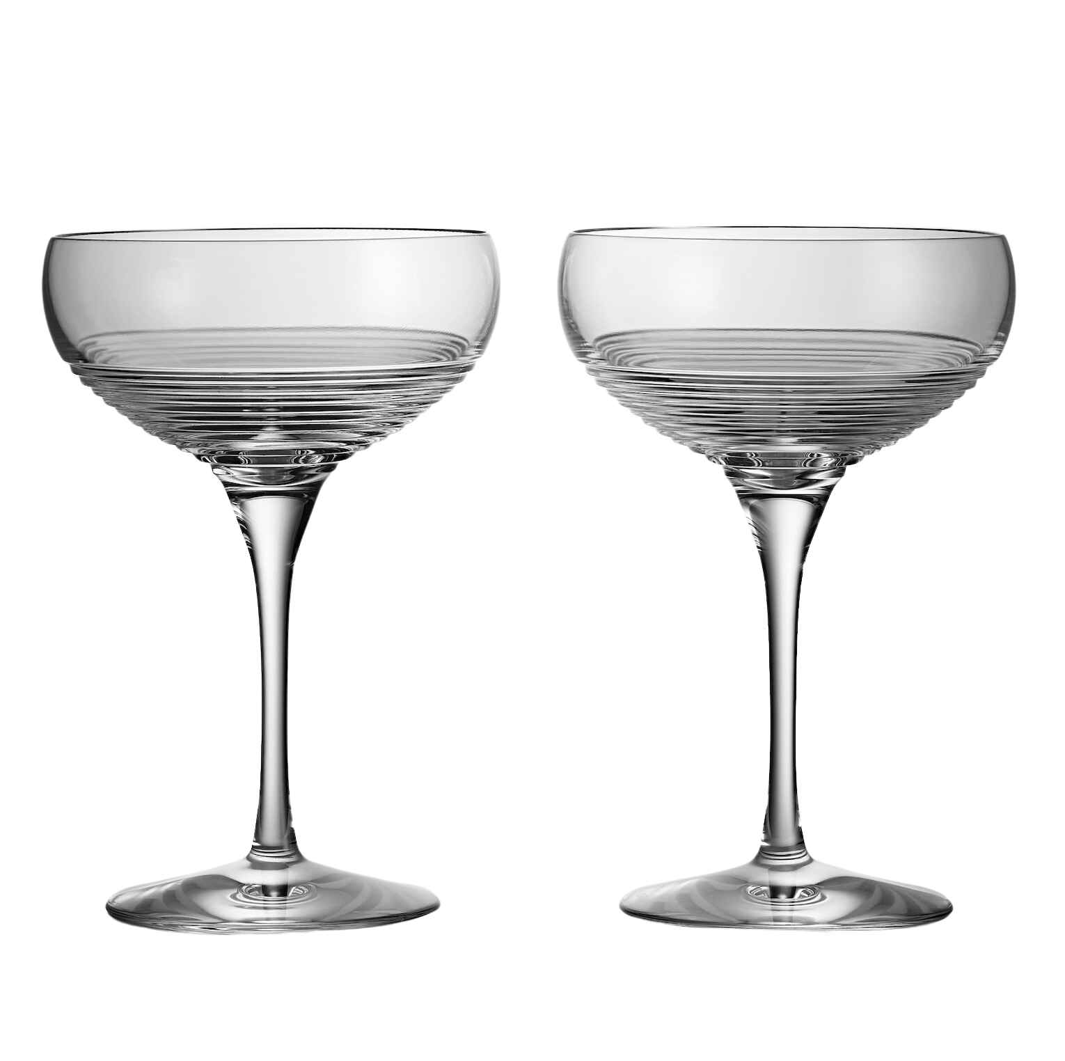 Mixology Rum Circon Large Coupe 9 fl oz, Set of 2