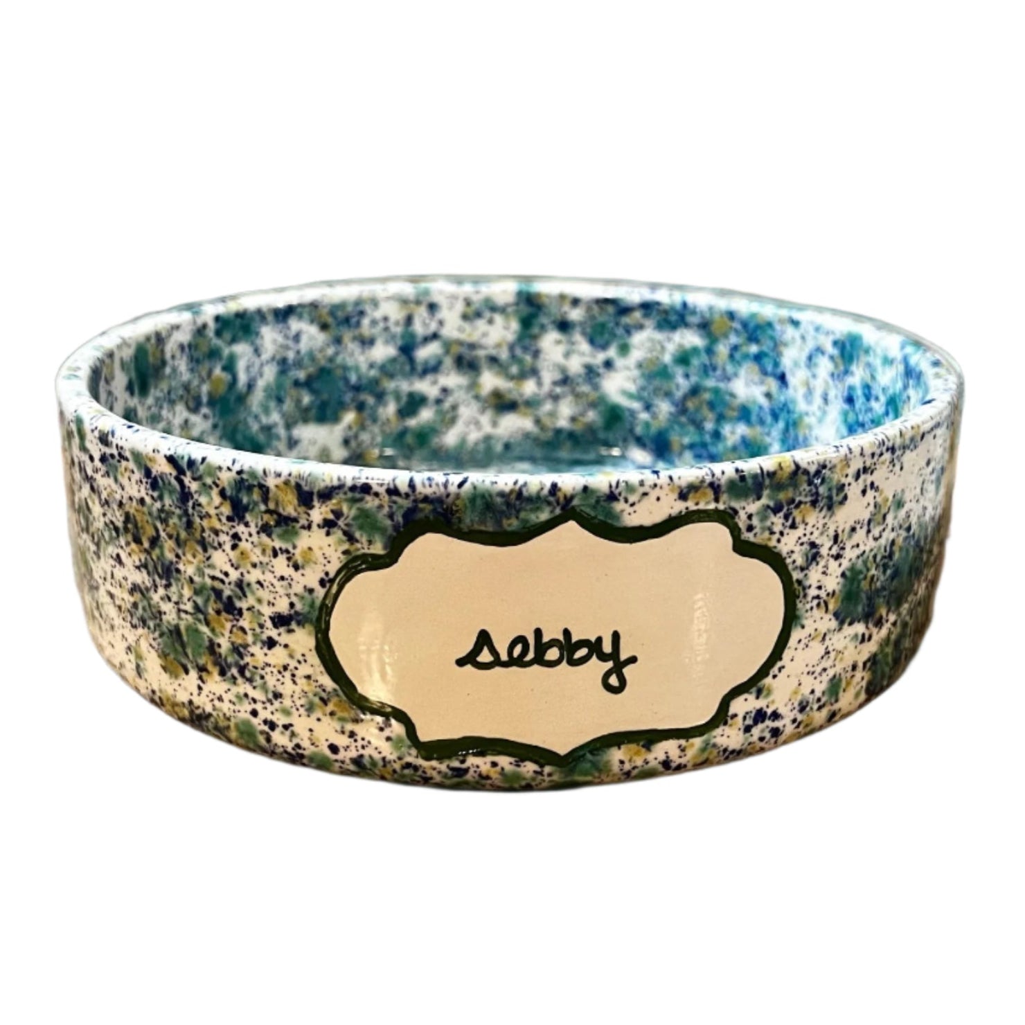 Hand-painted Custom Ceramic Dog Bowl