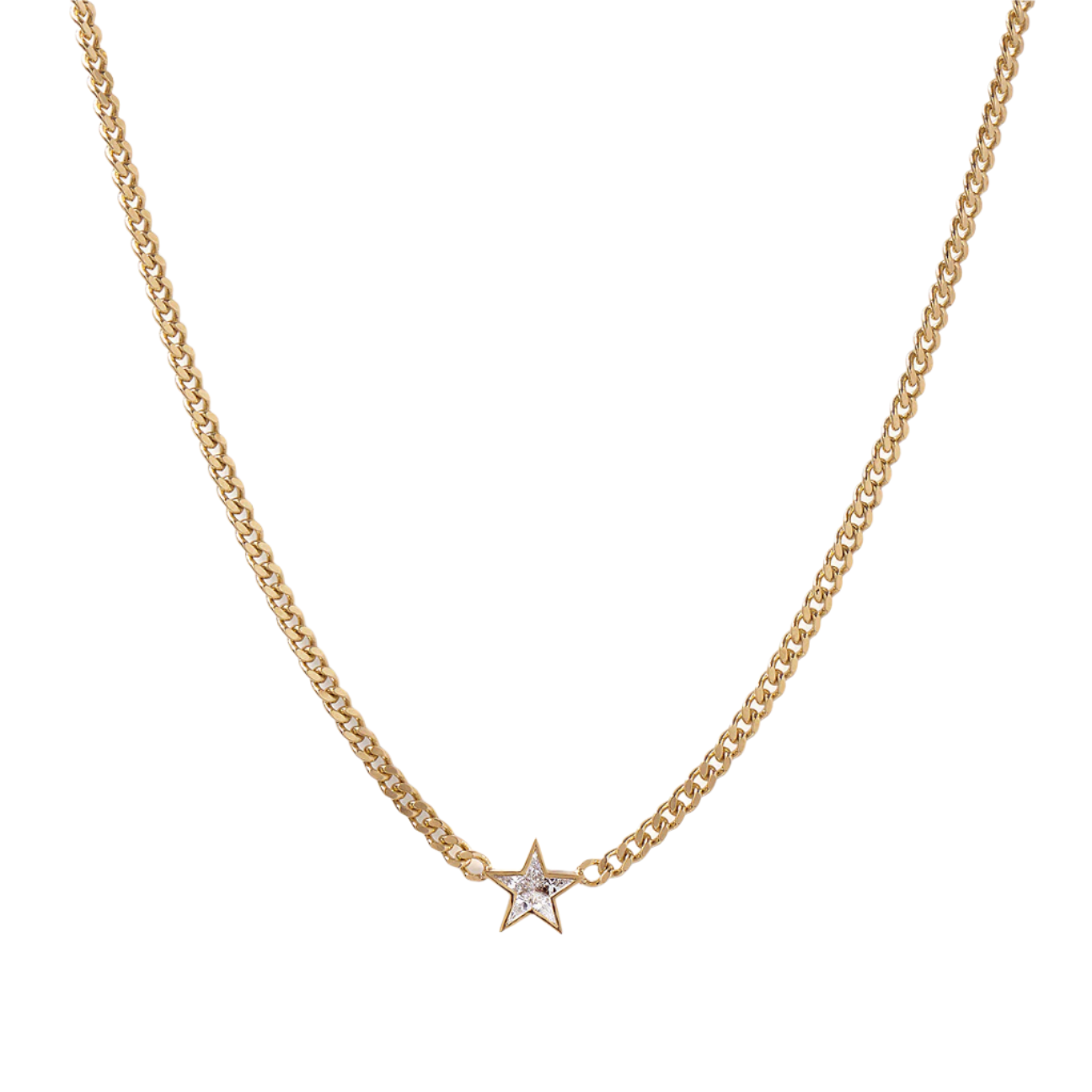 Super Duper Diamond Star Necklace - Roxanne First