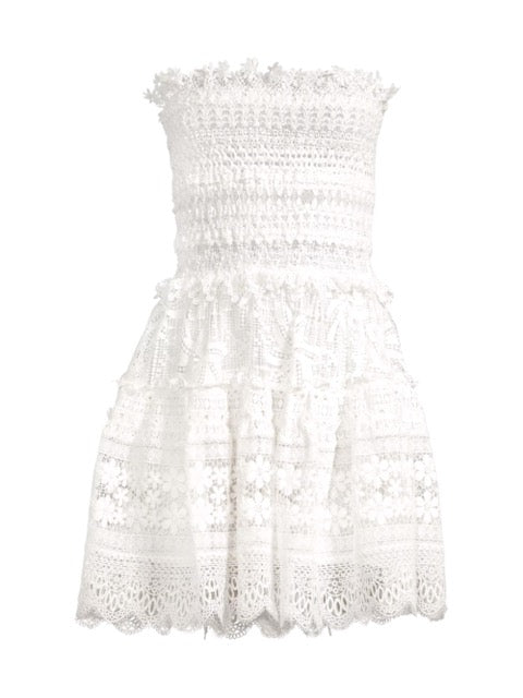 Tiffany Mini Dress in White