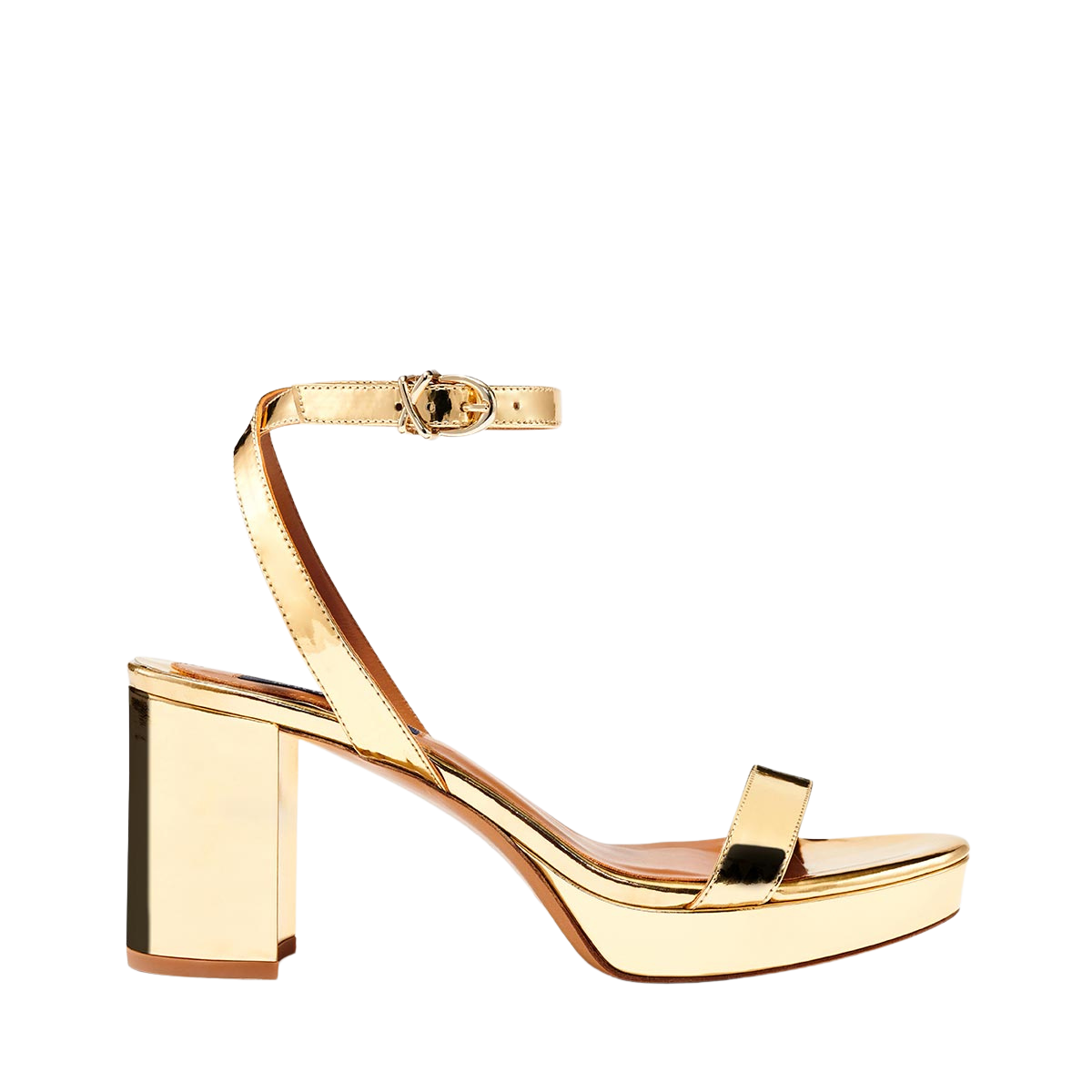 The Stella Platform in Gold Mirror