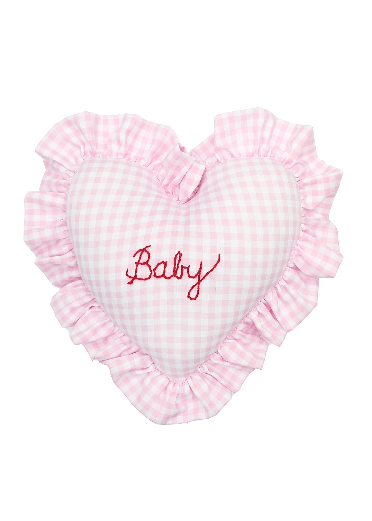 Heart Ruffle Pillow