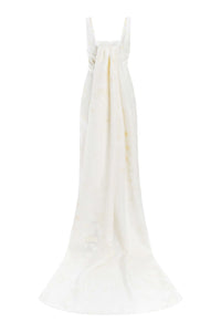 Celia Column Gown With Waist Train