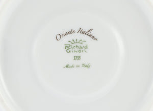 Oriente Italiano Antico Doccia Coffee Saucer in Castagna