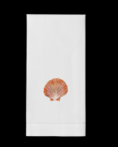 Shell Scallop Blush Hand Towel