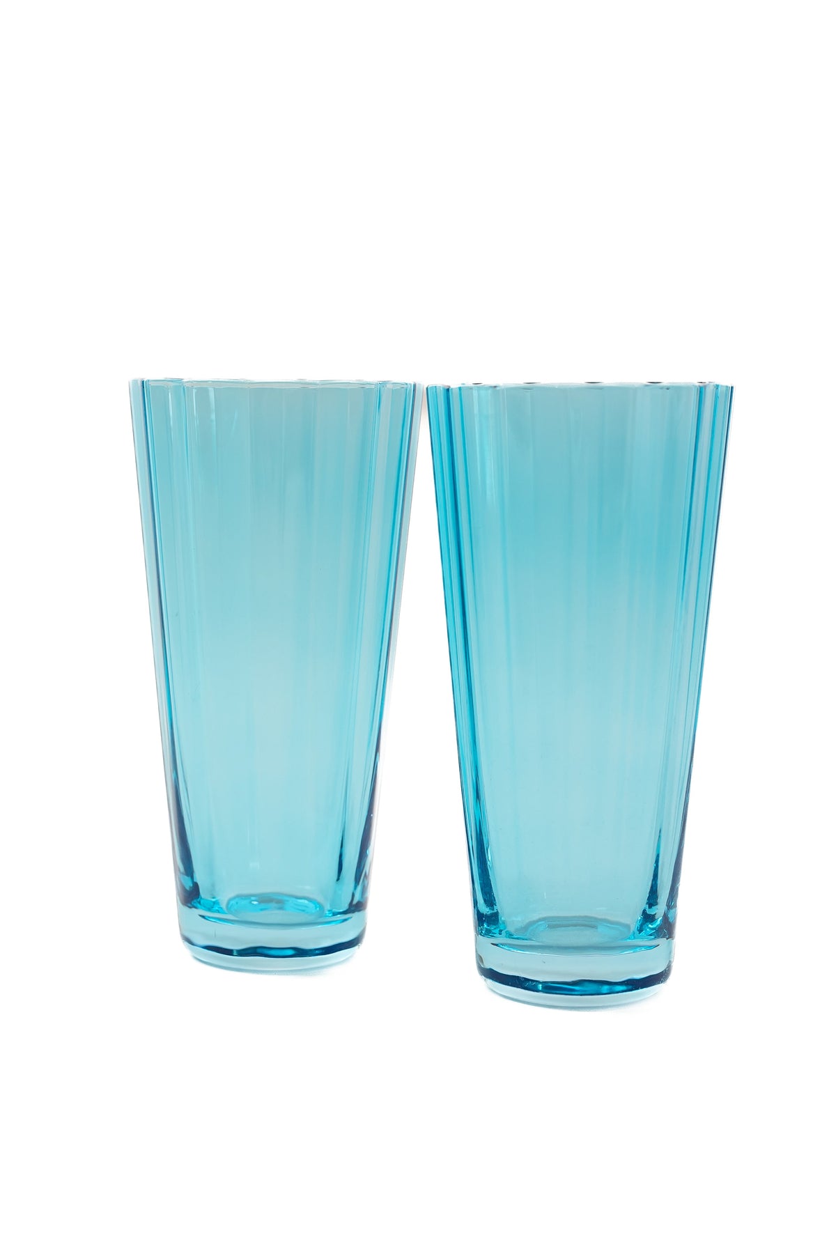 Estelle Colored Sunday High Balls, Set of 2 in Ocean Blue