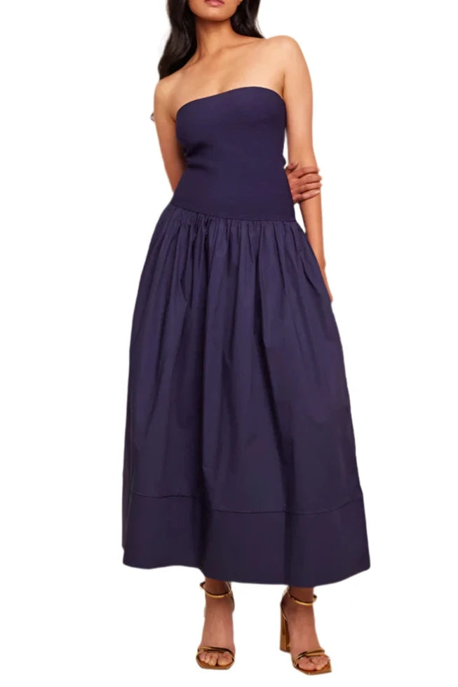 Glasbury Dress in Navy