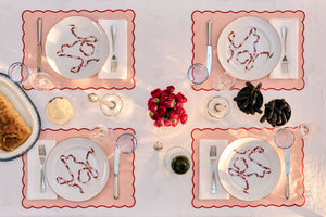 Ribbon Dinner Plates