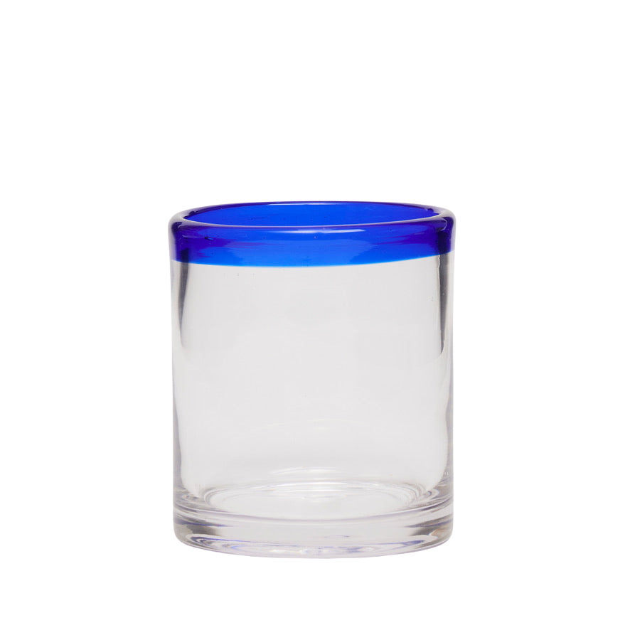 Blue Rimmed Glasses, Set of 4