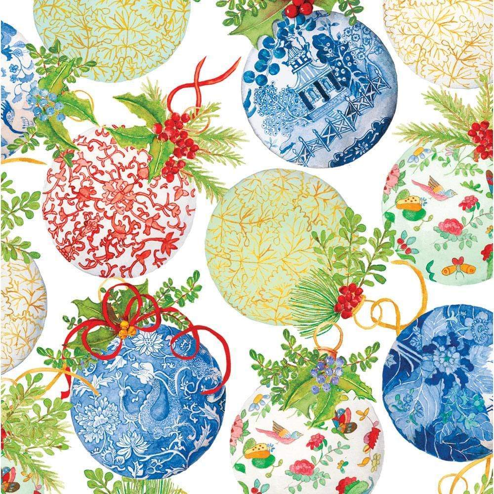 Porcelain Ornaments Gift Wrapping Paper, 30" x 8' Roll