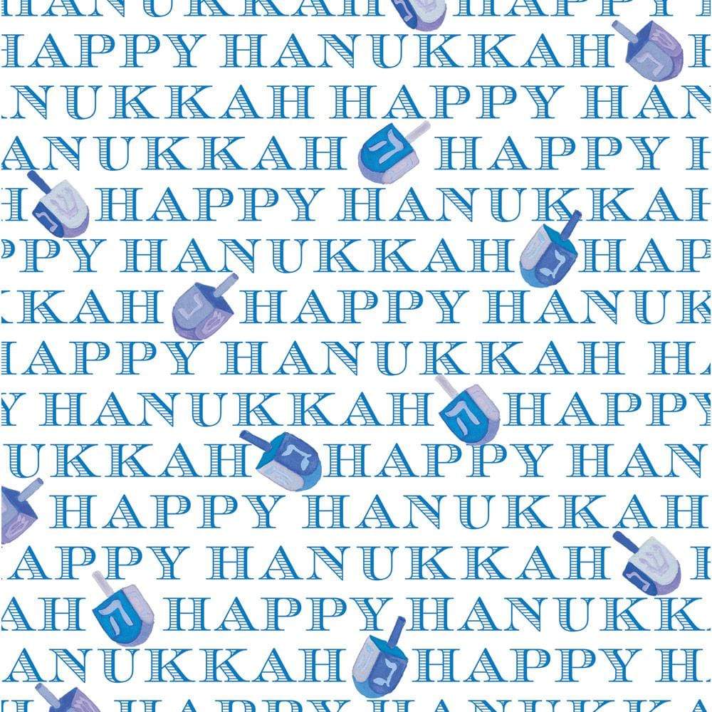 Happy Hanukkah Gift Wrapping Paper, 30" x 8' Roll