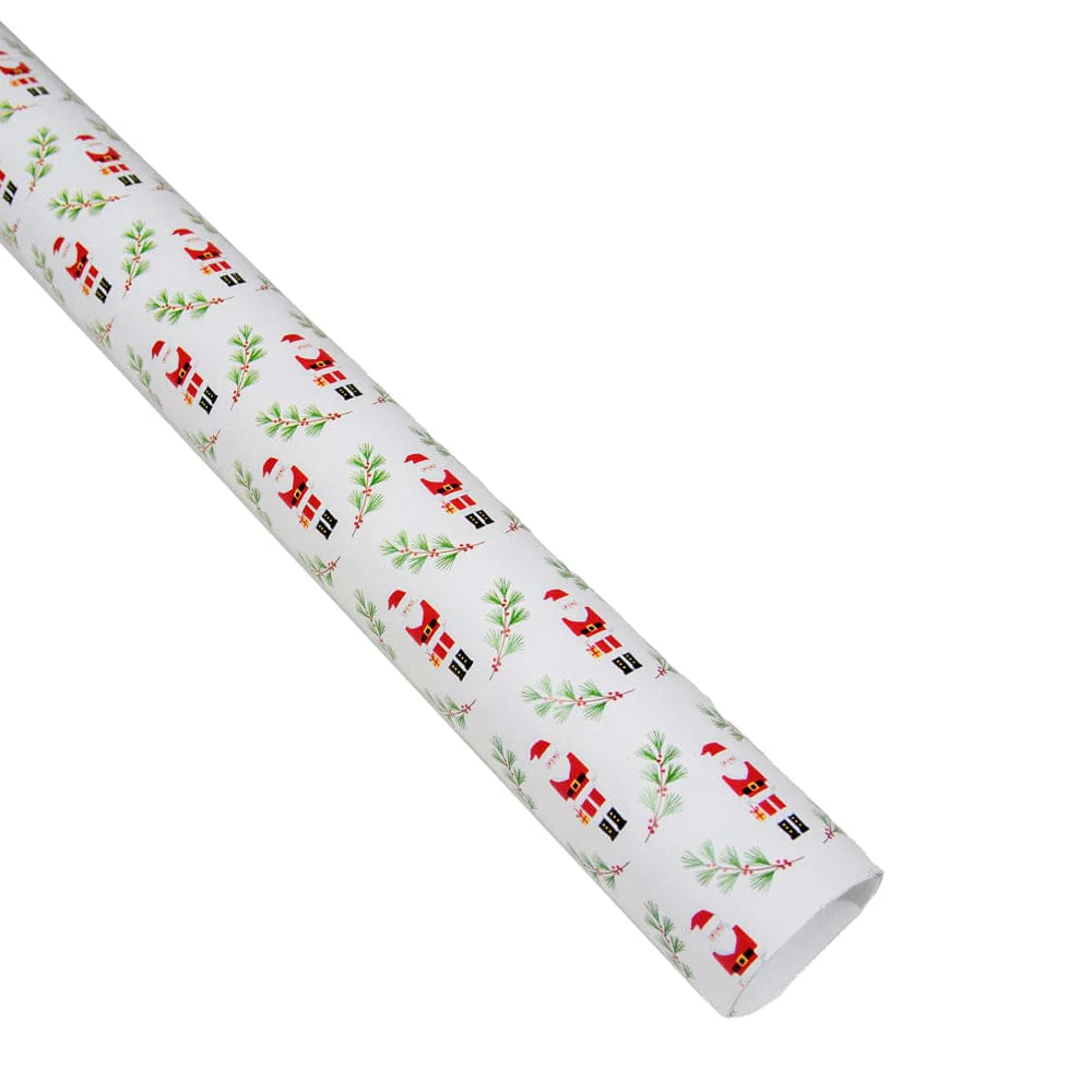 Little Santas Gift Wrap - One 30" X 8' Roll