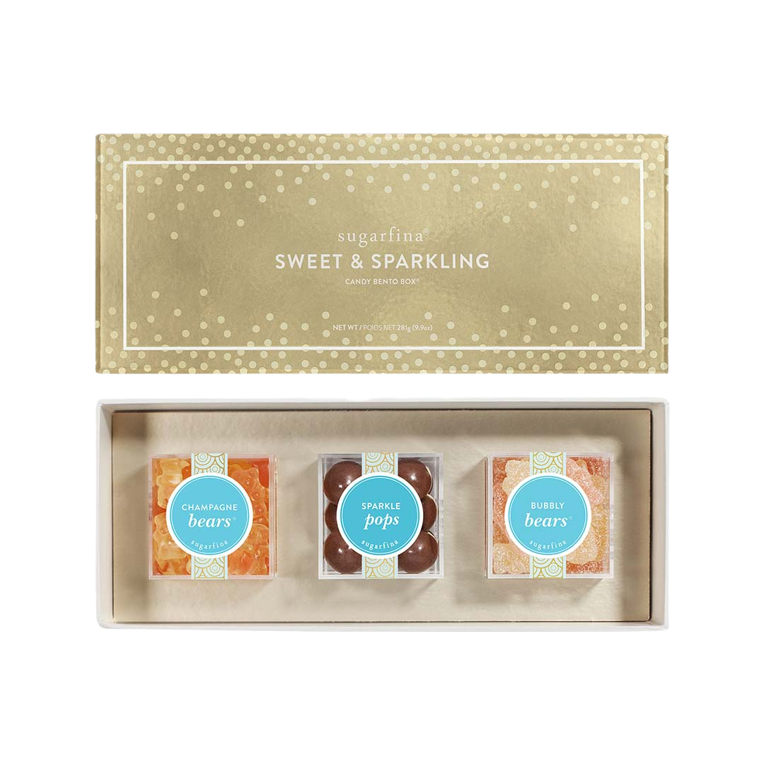 Sweet & Sparkling  3 Piece Preset Candy Bento Box