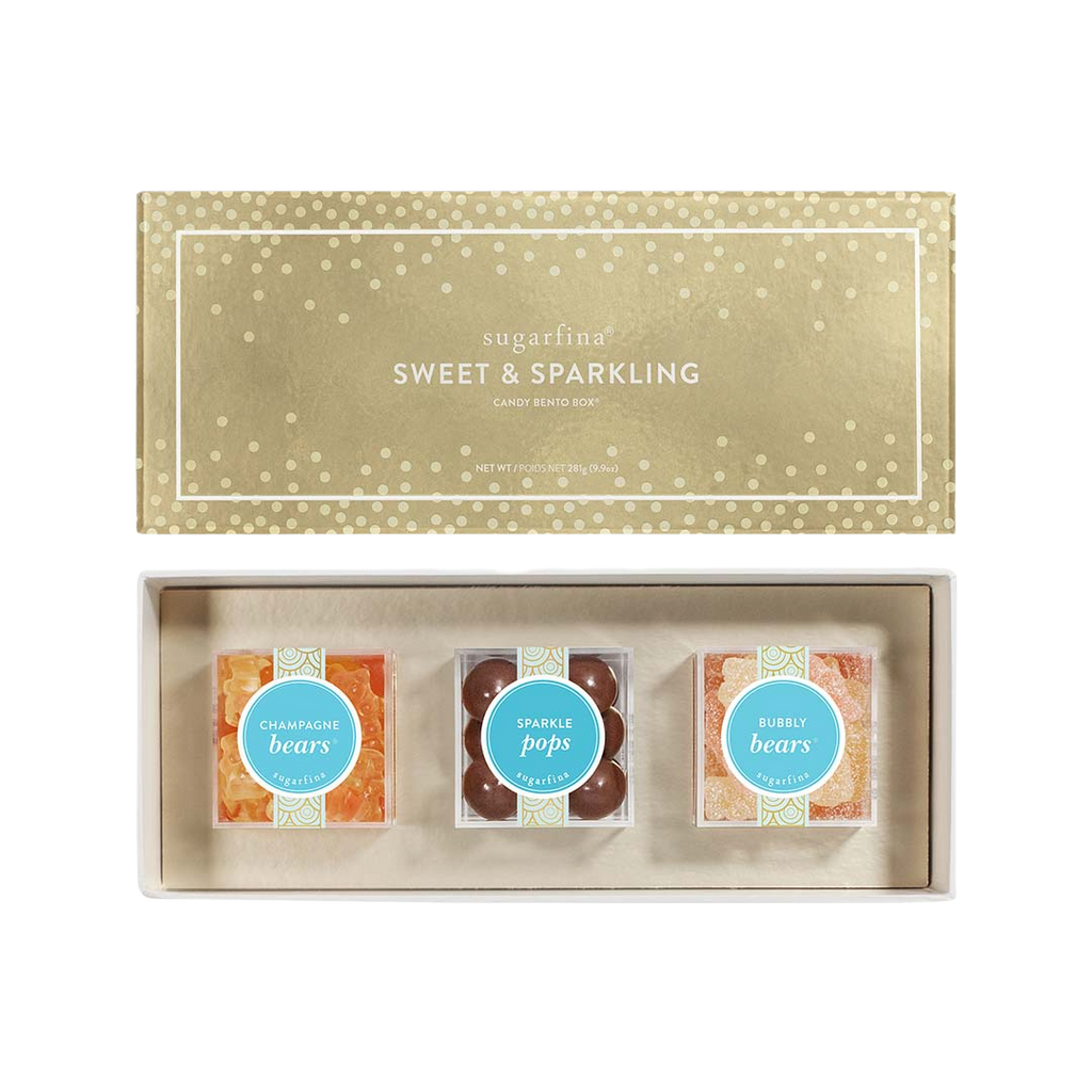 Sweet & Sparkling  3 Piece Preset Candy Bento Box