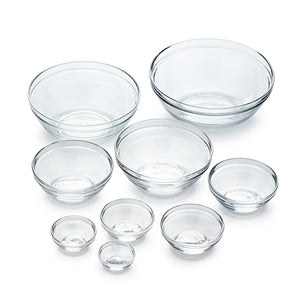 Le Gigogne Stackable Clear Bowls Set