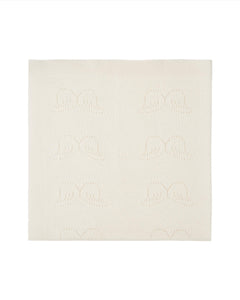 Angel Wing Cashmere Blanket in Ivory