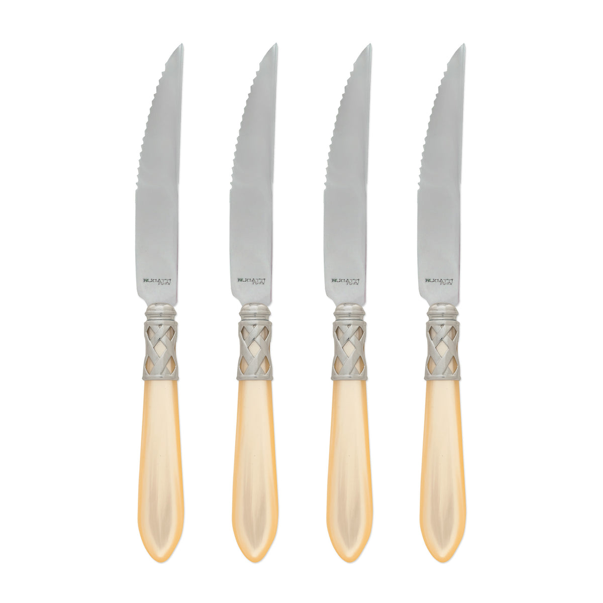 Aladdin Antique White Steak Knives, Set of 4